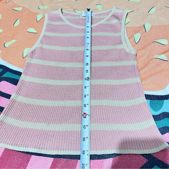 Caroll Elegance pink pastel cardigan sweater knit set size small : Box 006: - Picture 9 of 11